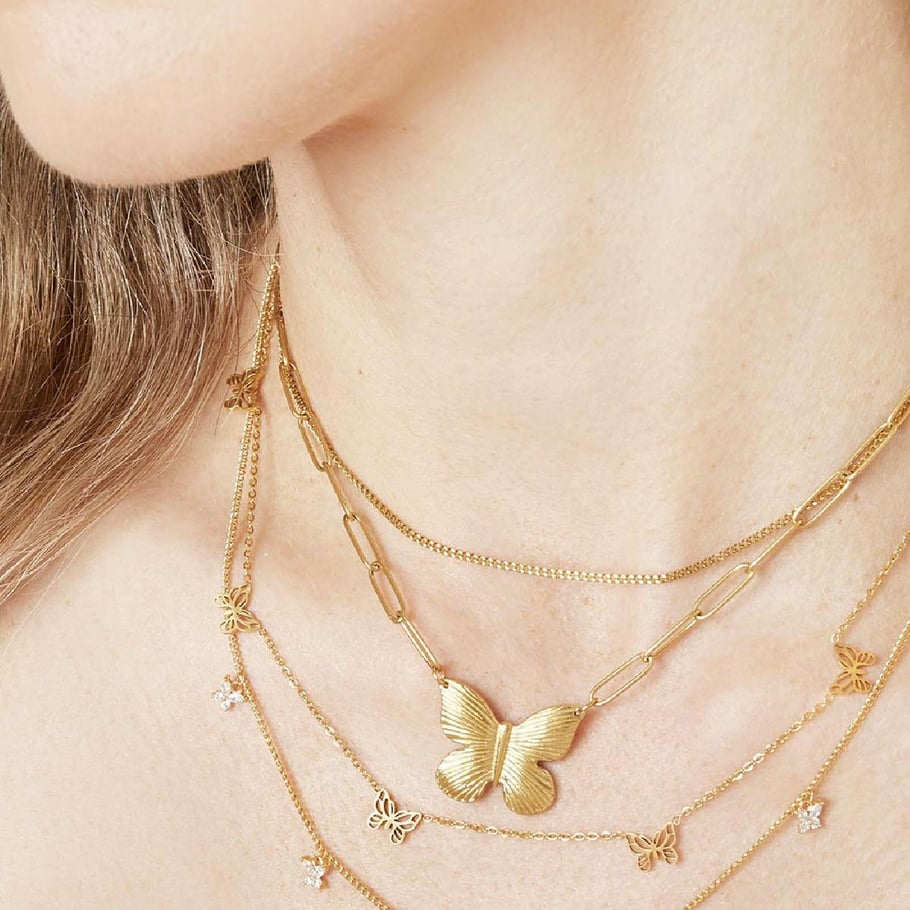 Necklace Little Butterflies Picture3